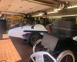 2019 Cadillac LaSalle Show IMG_9929 The Warwick shop at Dick Shappy's residence was open to spectators. In various stages of restoration, the following cars were displayed: 1915 Crane Simplex...
