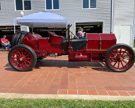 2023shappyshow 1907 Fiat image000000 Award for "Most Historic Significance". 1907 Fiat 60 HP Targa Florio owned by Alex and Manny Dragone.