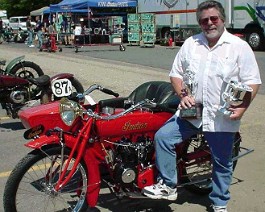 1920 Indian Power Plus Twin with Side Car Springfield 2003-07-20 ind03a Shappy's Indian Power plus took not only the "Best Sidecar" trophy but also the prestigious "Oscar Hedstrom Memorial Best Of Show" trophy. It was a total grand...