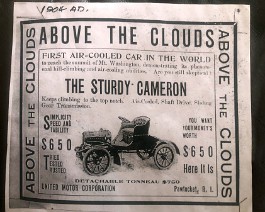 1904 Cameron Runabout 2021-02-27 1904 advert Actual ad published in 1904.
