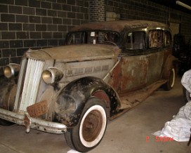 1937 Packard Henney Hearse